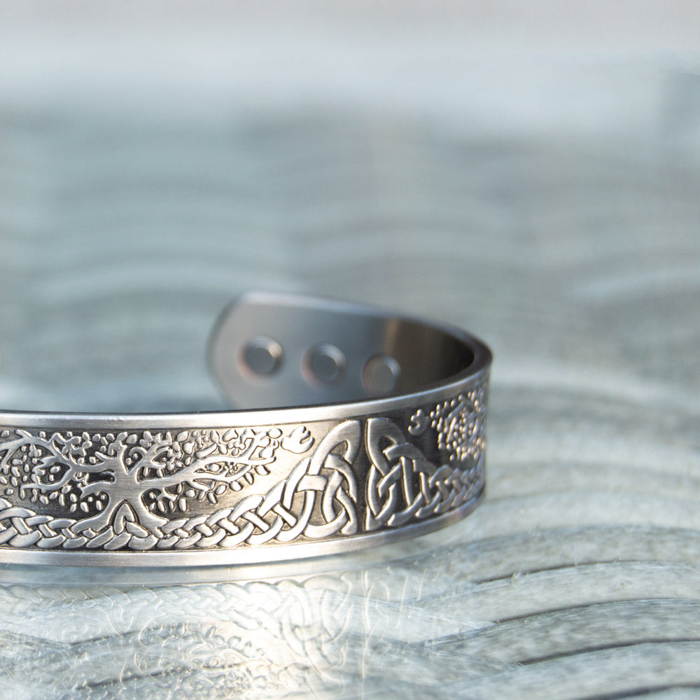 Magnetic Mobility Tree of Life Magnetic Copper Bracelet