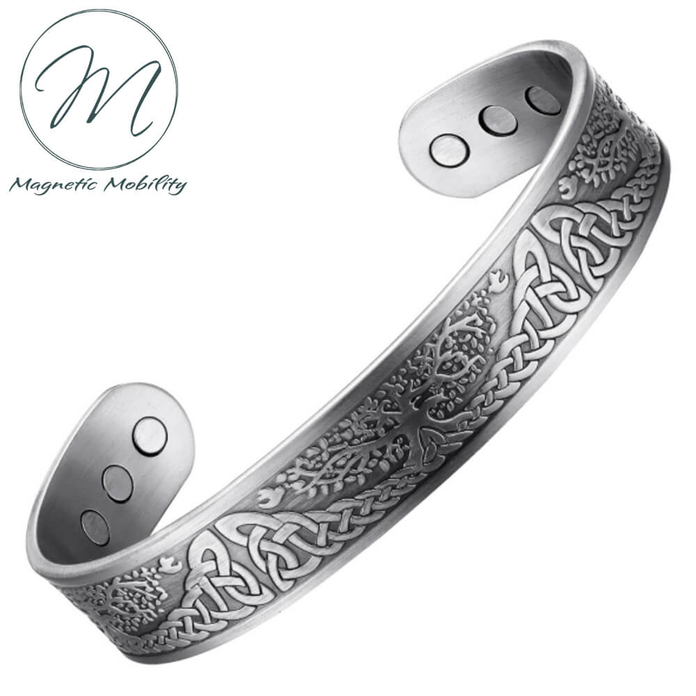 Magnetic Mobility Tree of Life Magnetic Copper Bracelet