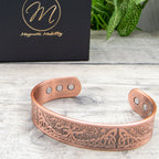 Magnetic Mobility Tree of Life Magnetic Copper Bracelet