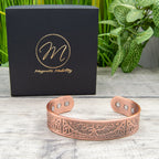 Magnetic Mobility Tree of Life Magnetic Copper Bracelet