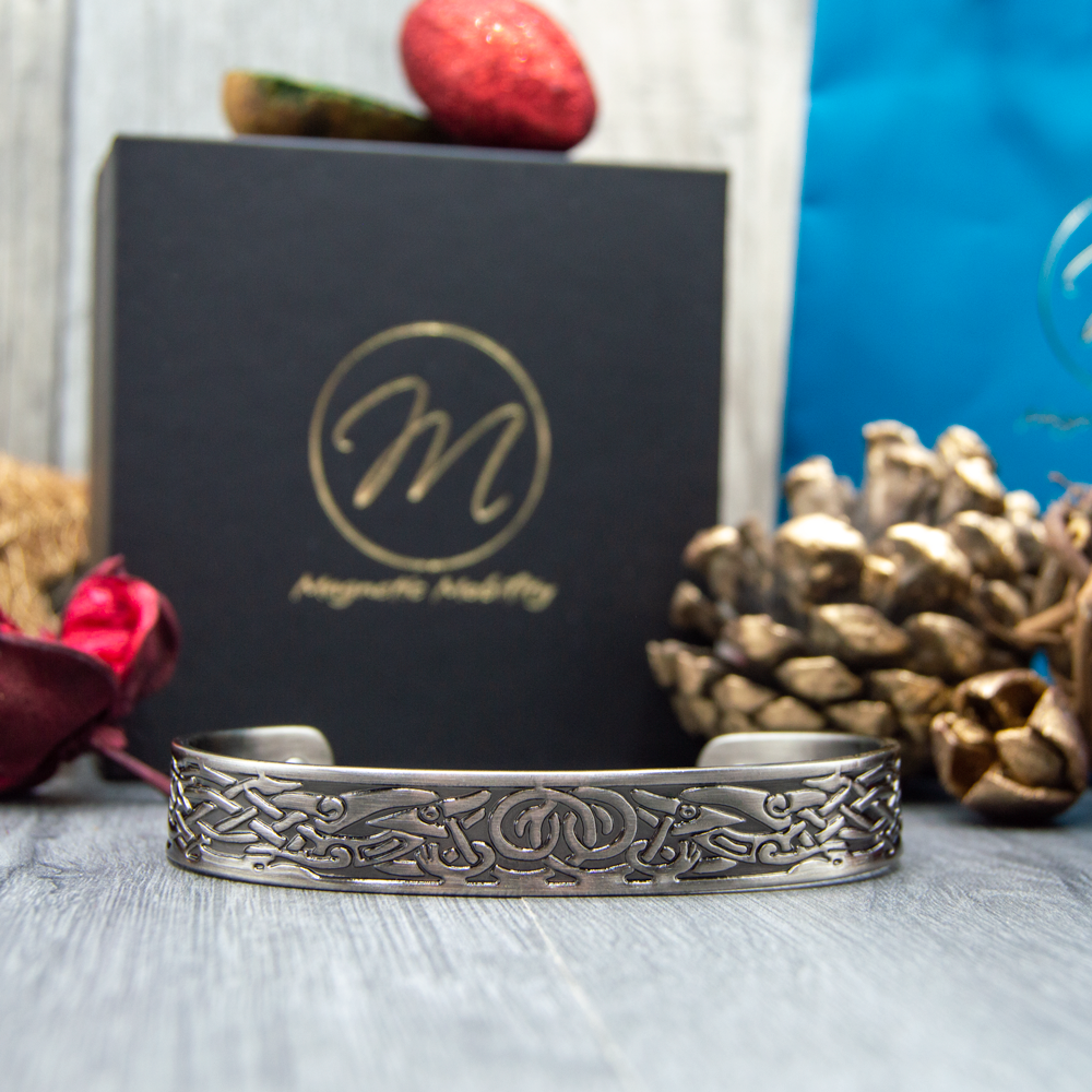 Magnetic Mobility Clover Copper Bracelet