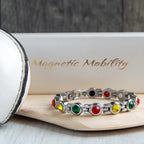 Magnetic Mobility GAA inspired County Colours Magnetic Bracelet – internal view – 4in1 elements embedded in the band.