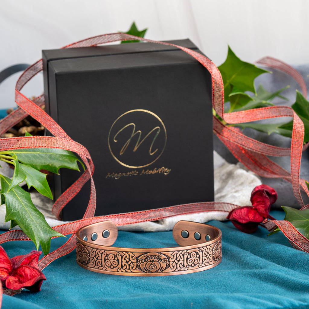 Magnetic Mobility Claddagh Ireland Copper Magnetic Bracelet