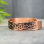 Magnetic Mobility Clover Copper Bracelet