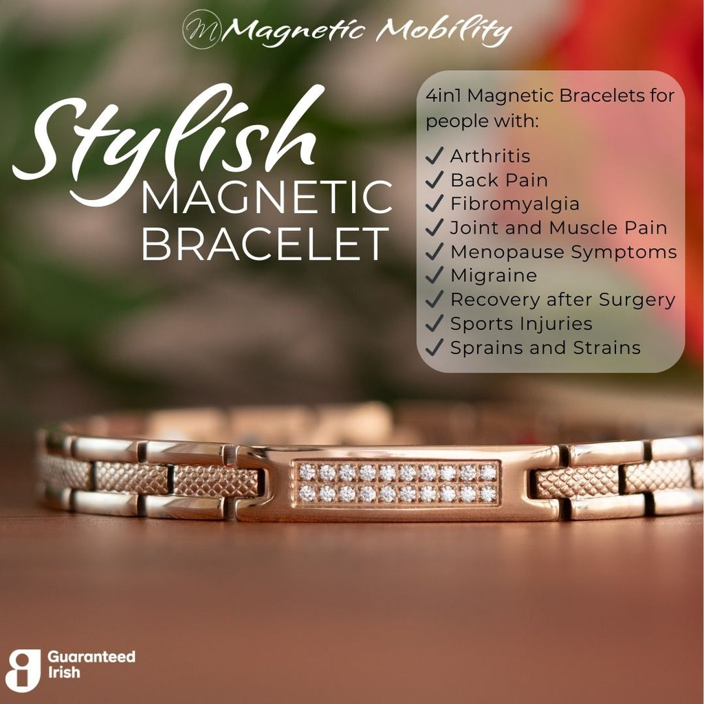 Magnetic Mobility Honesty Dawn 4in1 Magnetic Bracelet – back view – visible internal magnets and elements on the inner band.