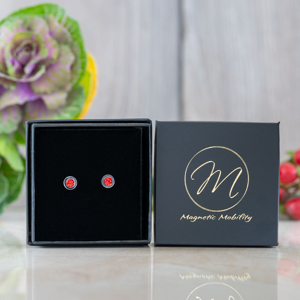 Magnetic Mobility Birthstone Magnetic Stud Earrings