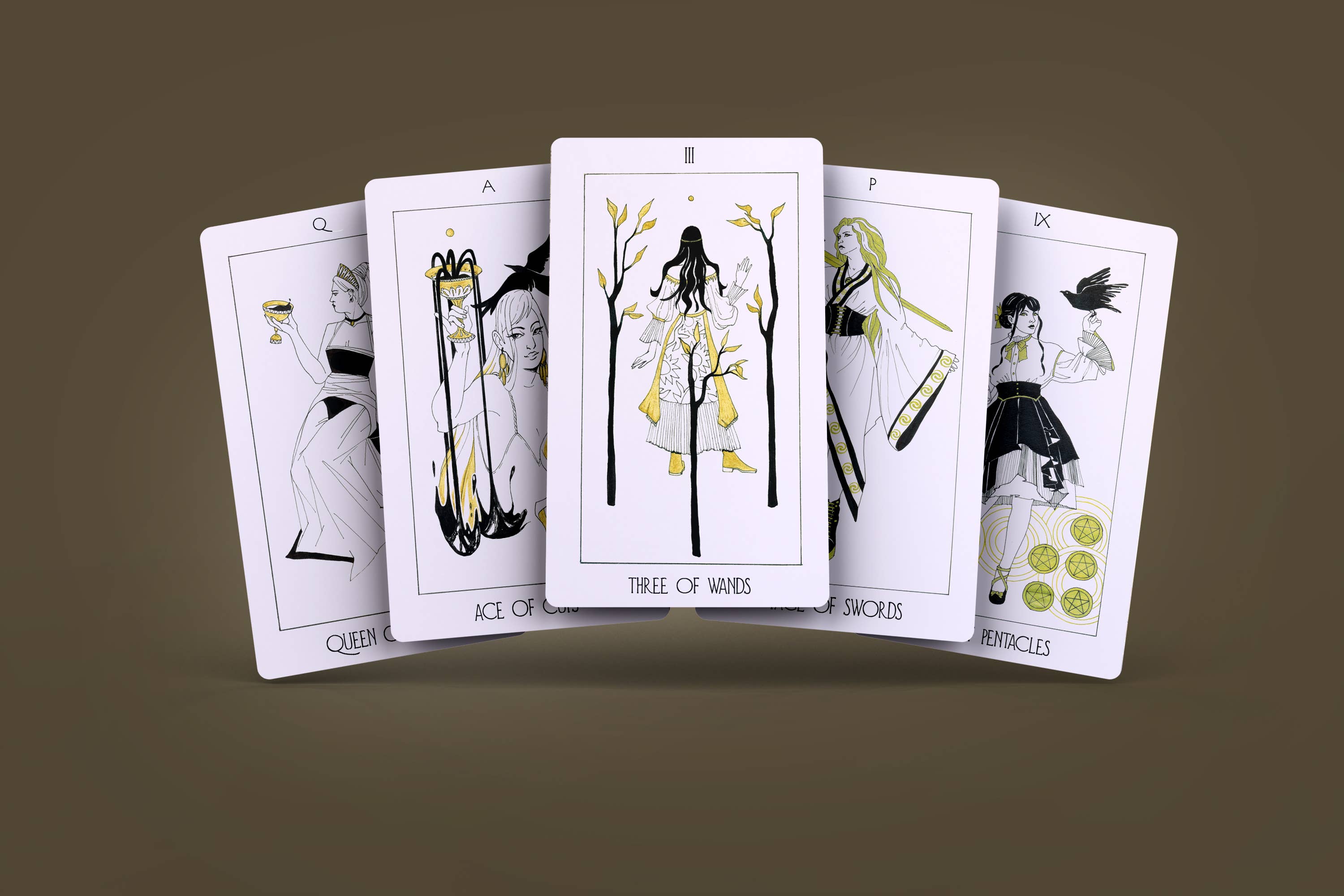 Dark Synevyr The Golden Path Tarot Deck 80 Cards - cards from The Golden Path Tarot