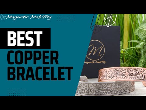 Magnetic Mobility Tree of Life Magnetic Copper Bracelet